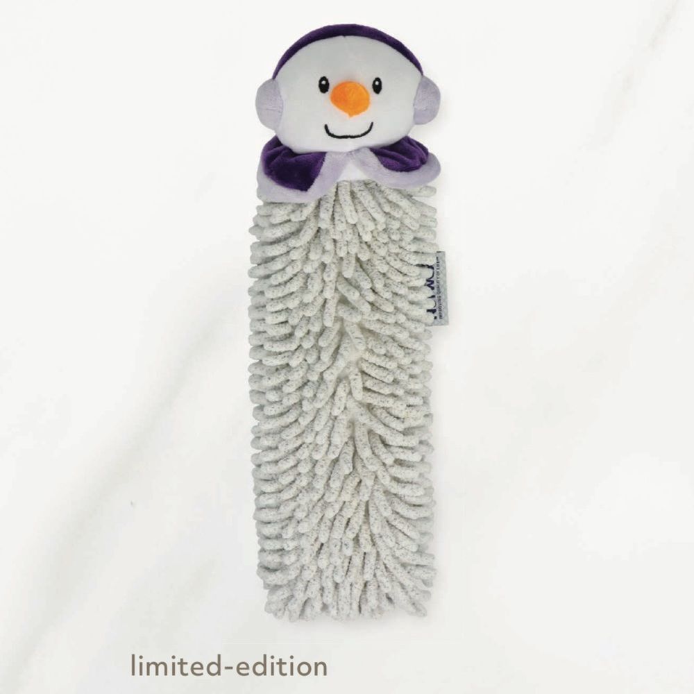 Norwex Chenille Snowman Limited Edition Towel NWT